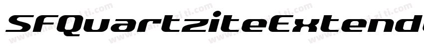 SFQuartziteExtended Oblique字体转换